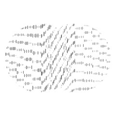 Wall Mural - minimal vector abstract shape. isolated geometric object