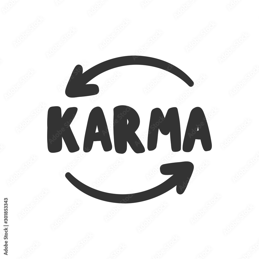 Karma Sticker Karma Sticker