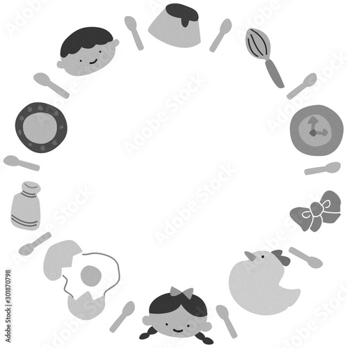 レトロ フレーム 円形 白黒 かわいい おやつ 雑貨 お菓子 スイーツ 男の子 女の子 Stock Vector Adobe Stock レトロ フレーム 円形 白黒 かわいい おやつ 雑貨 お菓子 スイーツ 男の子 女の子 Stock Vector Adobe Stock