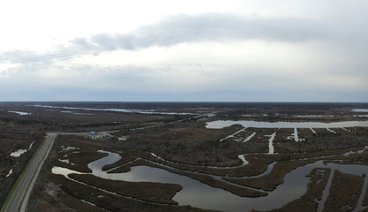 aerial view of beach