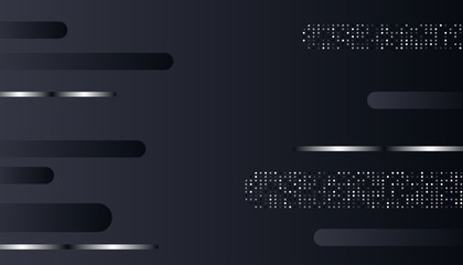 Wall Mural - Abstract Dark Metallic Silver Frame Layout Design Background Template suitable for Web Banner, Posters, Flyer, Cover, Brochure