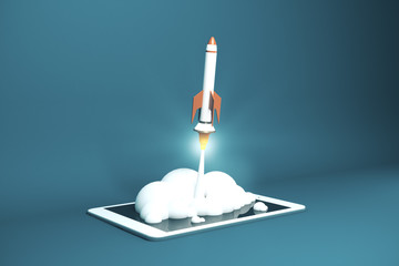 Aufkleber - Start up concept
