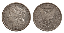 Morgan Dollar Us Silver Coin 1889