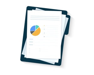 Poster - auditing concepts. sales growth report, analytics, boosted sales graph analytics data. document with