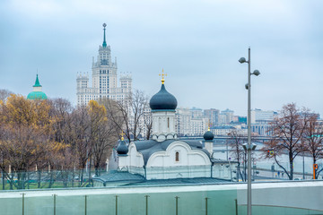 Wall Mural - A beautiful temple in the historical center of Moscow.