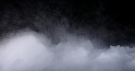 Wall Mural - realistic dry ice smoke clouds fog overlay perfect for compositing into your shots. simply drop it i