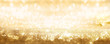 Leinwandbild Motiv Golden sparkling party background