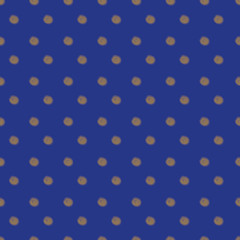 Poster - blue polkadots seamless pattern print background design
