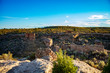 © Anne Lindgren - Four Puebloan structures can be seen from this overlook, Twin Towers, Eroded Boulder House, Rim Rock House and Unit Type House in Hovenweep National Monument, Utah