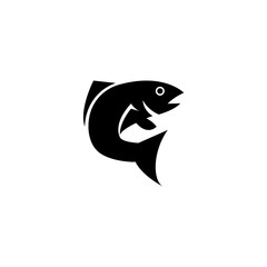 Fish logo template