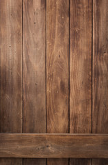 Wall Mural - wooden background as texture surface, top view