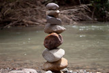 Fototapeta Desenie - Stones in water