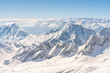 canvas print picture - Zugspitze Alpen Schnee Landschaft