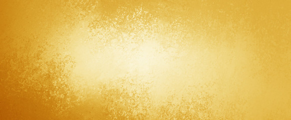 yellow gold background with abstract texture grunge color splash on borders with white center design