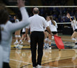 © Ron Alvey - A line judge makes a call