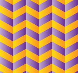 Poster - Seamless Chevron Pattern in orange and violet gradient color. Nice background for Scrapbook or Photo Collage. Modern Christmas Backgrounds