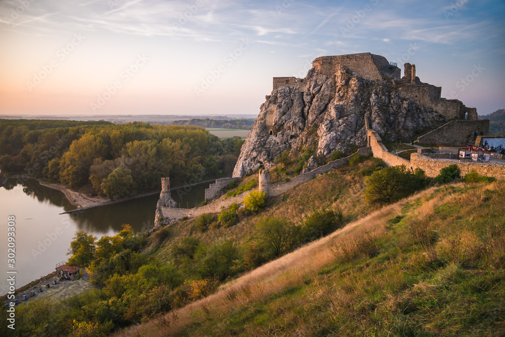 famous-devin-castle-ruin-located-at-confluence-of-danube-river-and