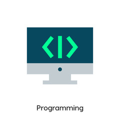Aufkleber - programming icon vector symbol sign