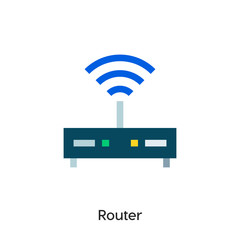 Poster - router icon vector. router icon vector symbol illustration. Modern simple vector icon for your design. router icon vector.