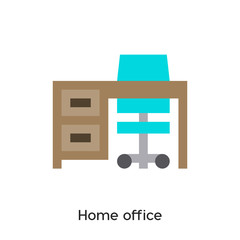 Aufkleber - home office icon vector symbol sign