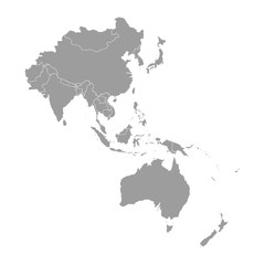 map of asia pacific.