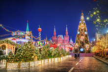 Новогодняя ель на Крас Площади Christmas Tree On Red Square
