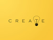 © jozefmicic - Business creativity vector concept with creative typography and lightbulb. Fresh new ideas symbol.