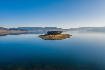 Island in the lake