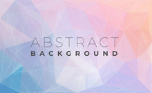 Abstract Modern Triangle Polygonal Background, Vector Illustration.