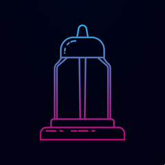 Poster - Kerosene lamp nolan icon. Simple thin line, outline vector of camping icons for ui and ux, website or mobile application