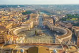 Fototapeta Miasto - Ausblick auf Rom