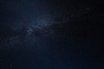 Wall Mural - night sky with stars and galaxy in outer space, universe dark background