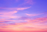 Fototapeta Zachód słońca - Colorful sunset in the sky