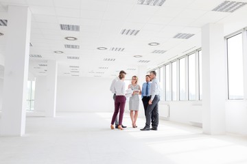 Business people on meeting in New office