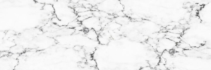 Poster - horizontal elegant white marble background