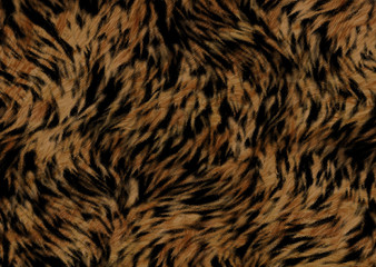 brown natural leopard skin pattern