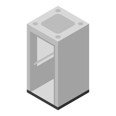 Poster - lobby elevator icon. isometric of lobby elevator vector icon for web design isolated on white backgr