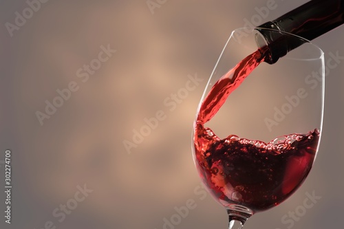 Dekoracja na wymiar  wino