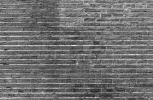 Brick Wall. Grey Brick Wall As Abstract Background.