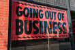 © George Sheldon - Going Out of Business Sign in Window