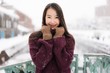 © siraphol - Beautiful young asian woman smile and happy with travel trip in Otaru canal Hokkaido Japan