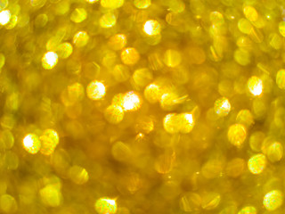 Poster - Abstract defocused blurred gold background with bokeh