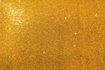 Poster - Golden shiny glitter texture background surface