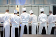 © lmanju - Group chefs busy in commercial kitchen of fine dinning restaurant