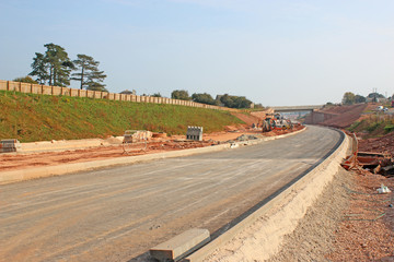 Wall Mural - Road construction site