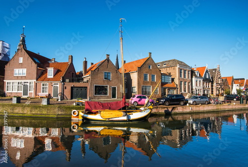 Fotomural View of Monnickendam old town, Netherlands