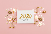 2020 Happy New Year Party Background