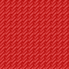 Canvas Print - Geometric Modern Stylish Pattern. Seamless Background. Abstract Texture with Red Elements for Design