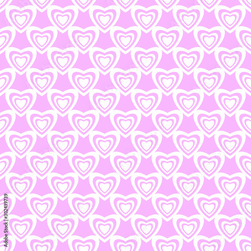 Seamless hearts pattern for valentine background and other design.