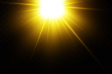 white glowing light explodes on a transparent background. sparkling magical dust particles. bright s